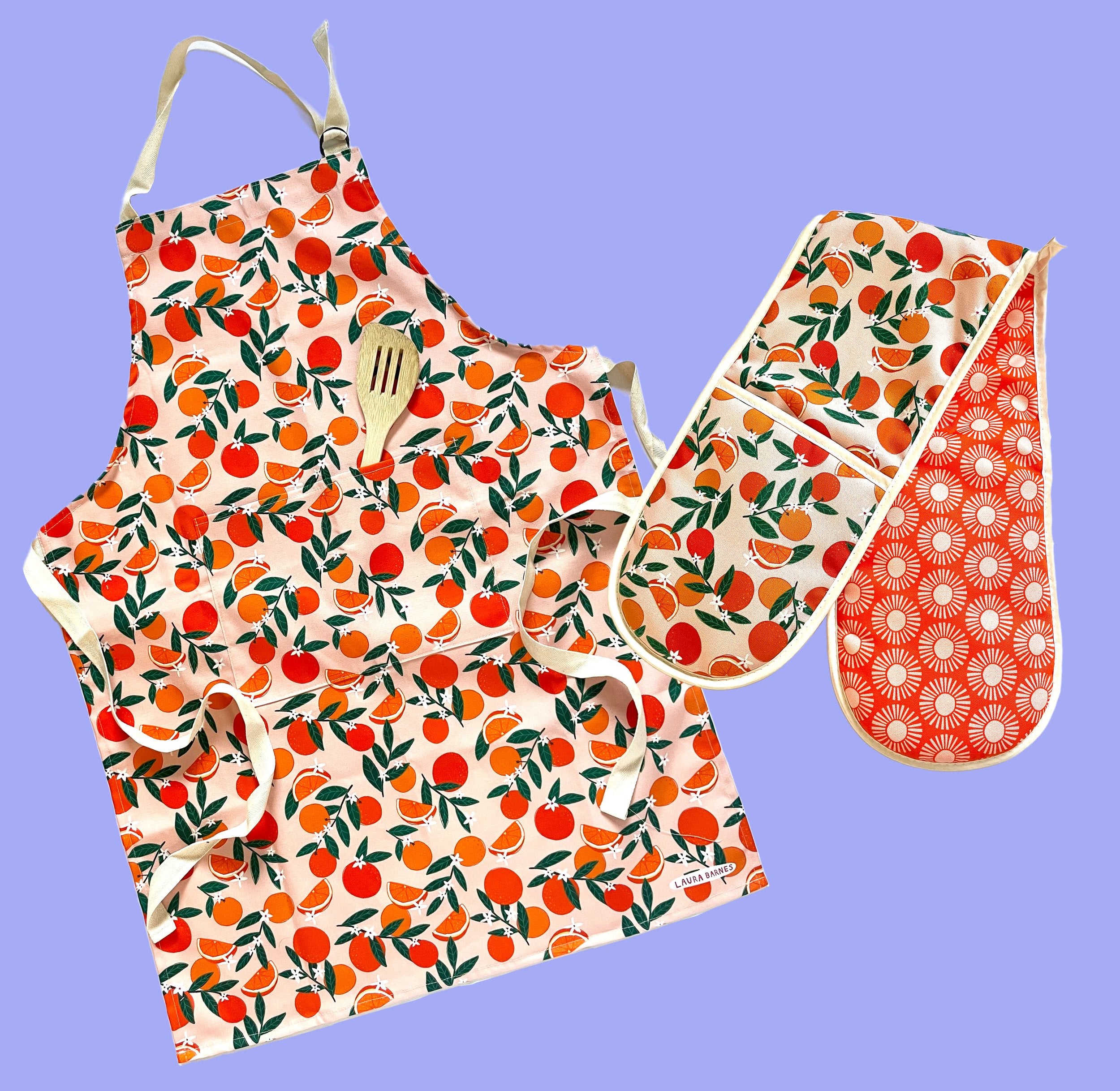 Sevilla Oranges Organic Cotton Apron