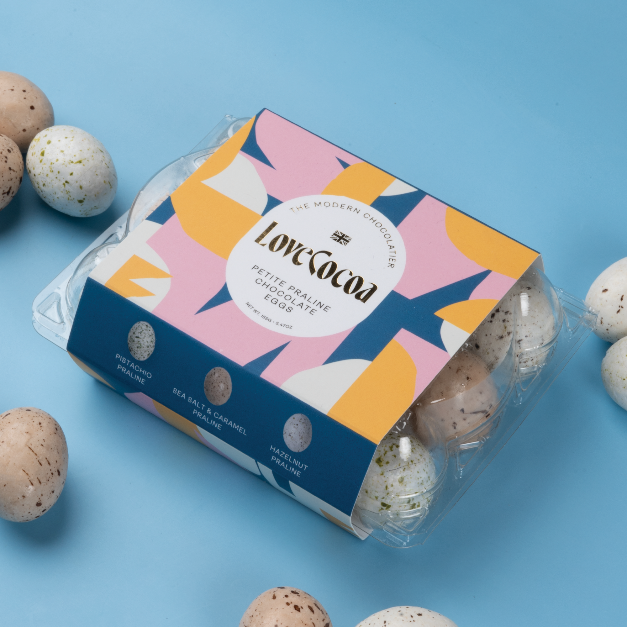 Easter Petite Praline Chocolate Eggs