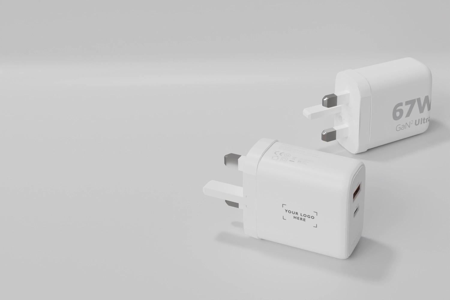 Gan2 Ultra 67w Wall Charger Uk Plug Recycled Abs