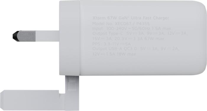 Gan2 Ultra 67w Wall Charger Uk Plug Recycled Abs