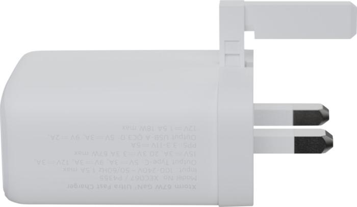 Gan2 Ultra 67w Wall Charger Uk Plug Recycled Abs